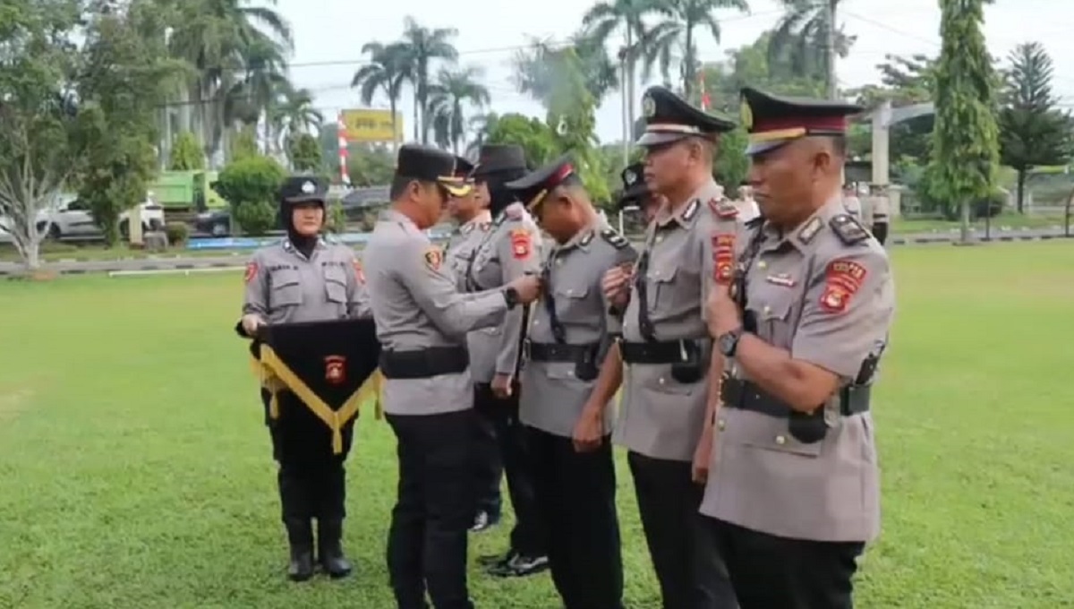Tiga Pejabat Utama Polres Ogan Ilir Diganti, Upacara Sertijab Berlangsung Khidmat