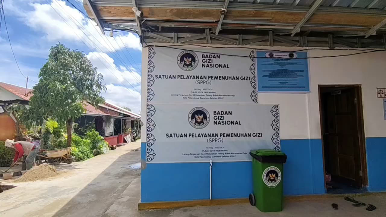 300 SPPG di Sumatera Selatan Belum Miliki Sertifikat Laik Higiene Sanitasi