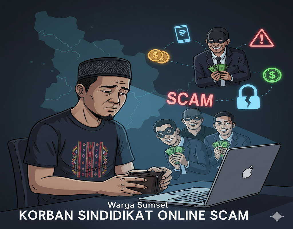 13 Warga Sumsel jadi Korban TPPO Sindikat Online Scam
