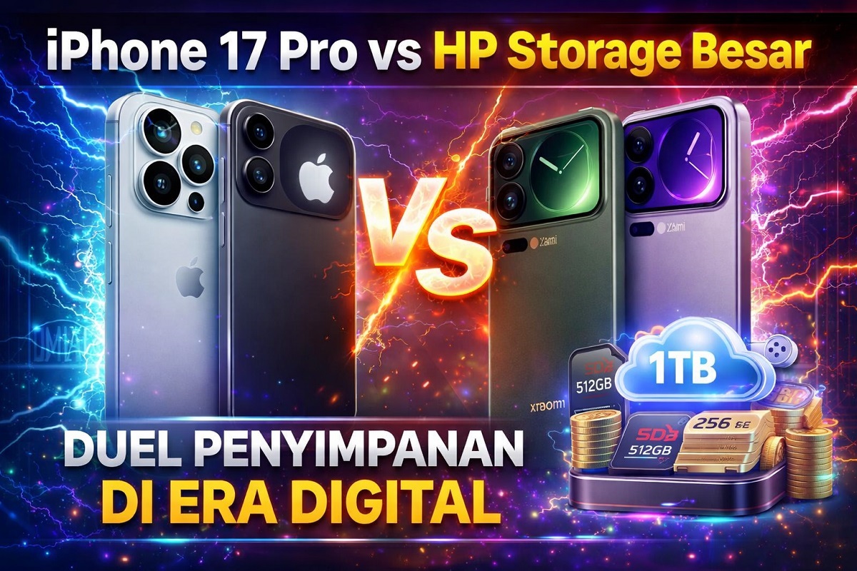 iPhone 17 Pro vs HP Storage Besar: Duel Penyimpanan di Era Digital
