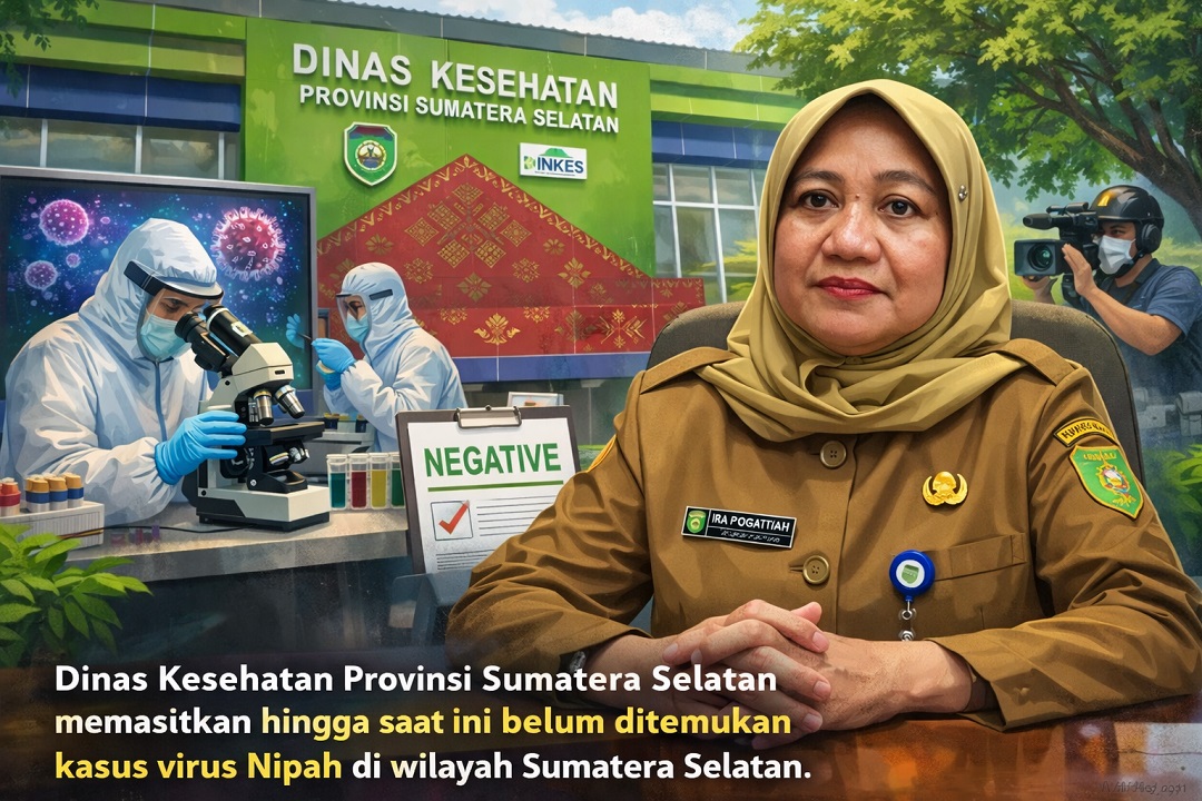 Belum Ada Kasus Virus Nipah di Sumsel, Dinkes Minta Masyarakat Tetap Waspada
