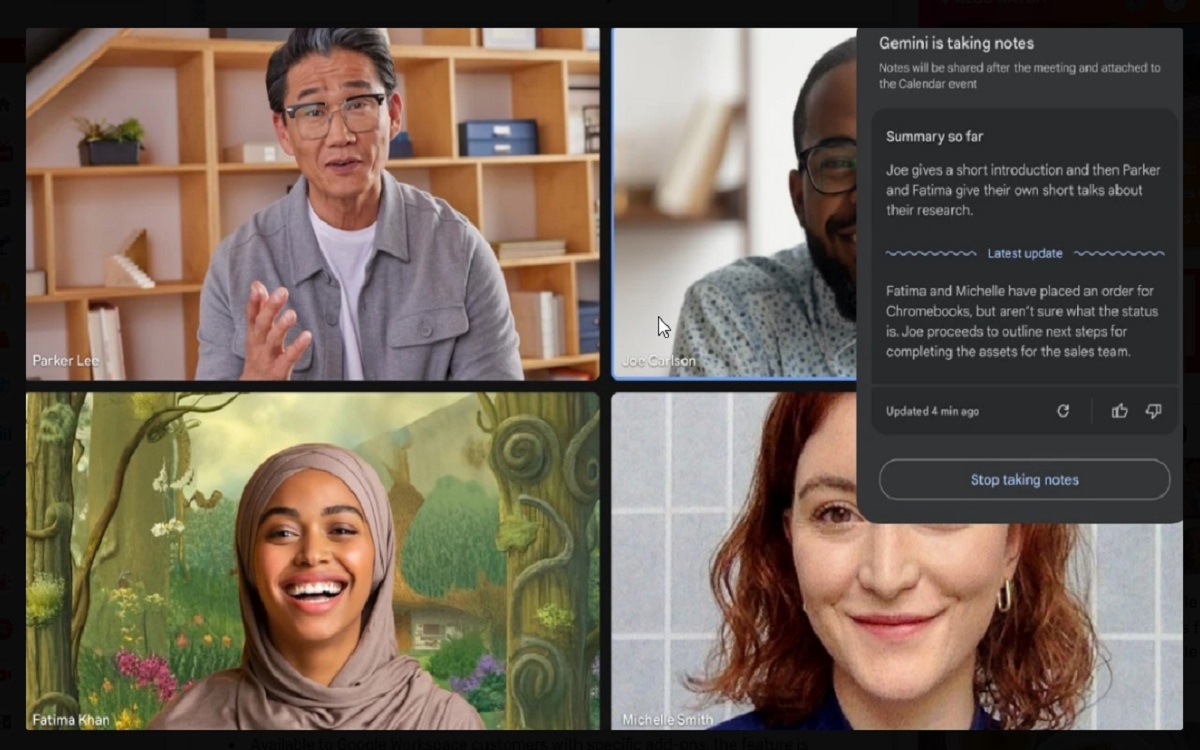 Google meluncurkan fitur Take Notes for Me di Google Meet