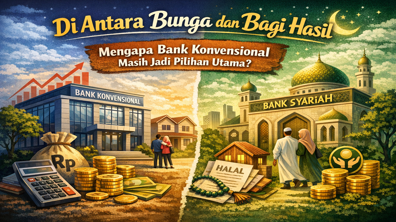 Bank Syariah Tumbuh, Bank Konvensional Tetap Unggul: Sebuah Realitas