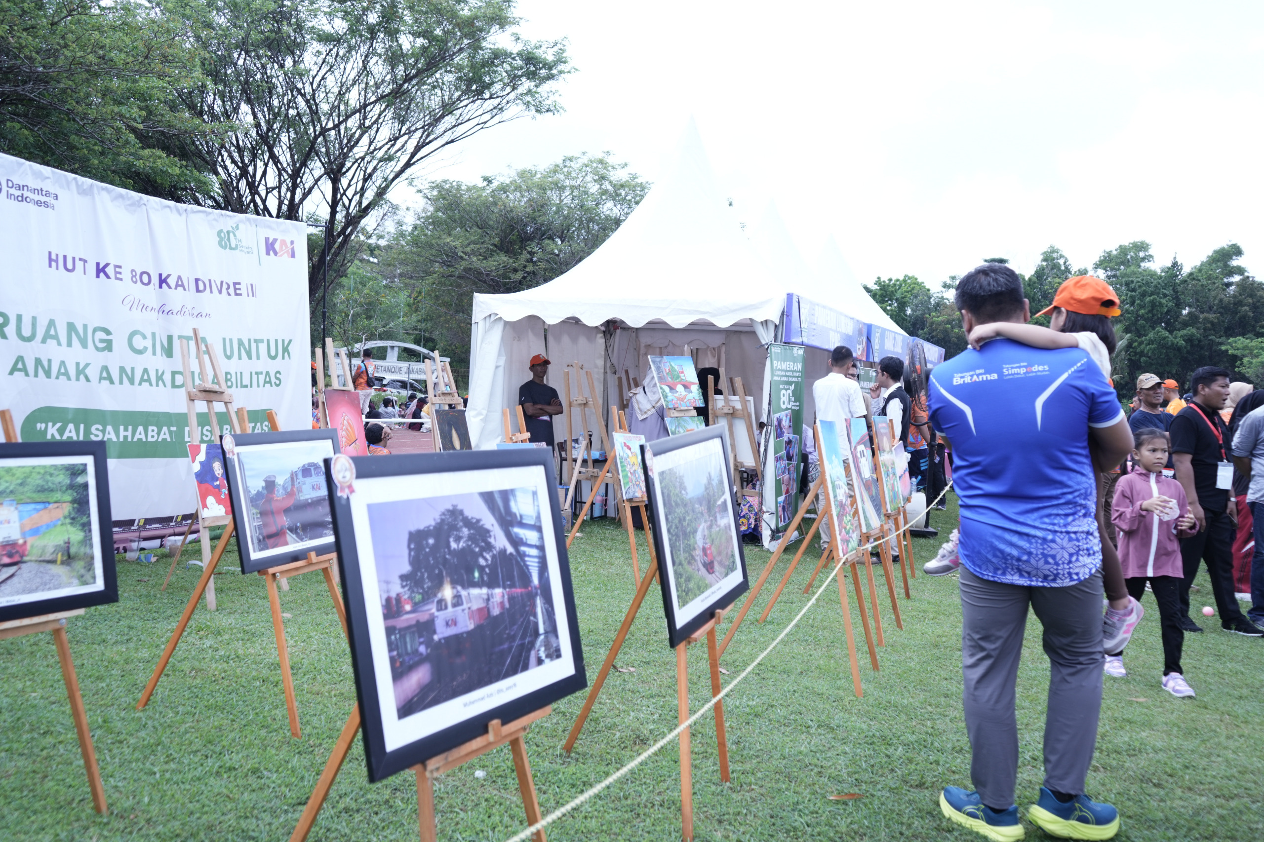 Sahabat Disabilitas dan UMKM Meriahkan HUT ke -80 PT KAI