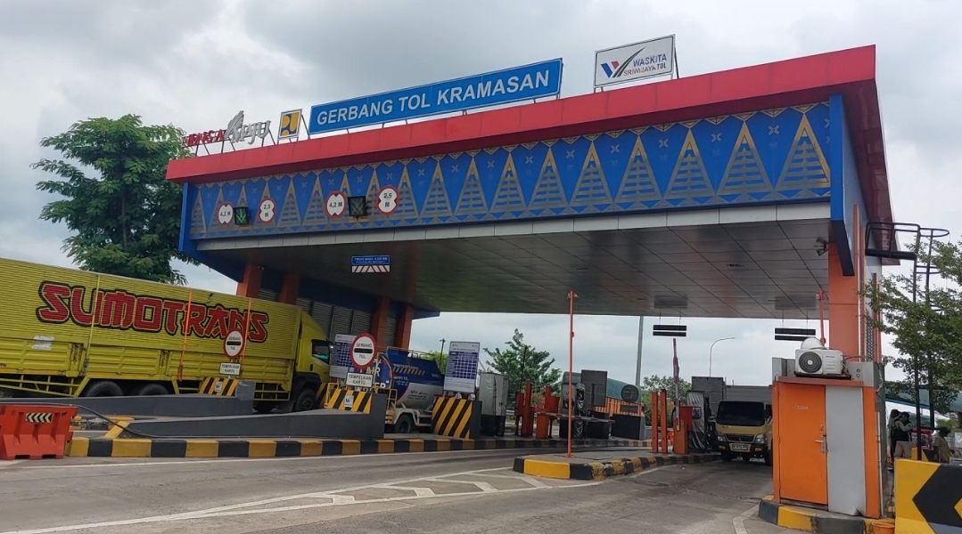 Arus Lalu Lintas Tol Keramasan Masih Normal Saat Libur Panjang