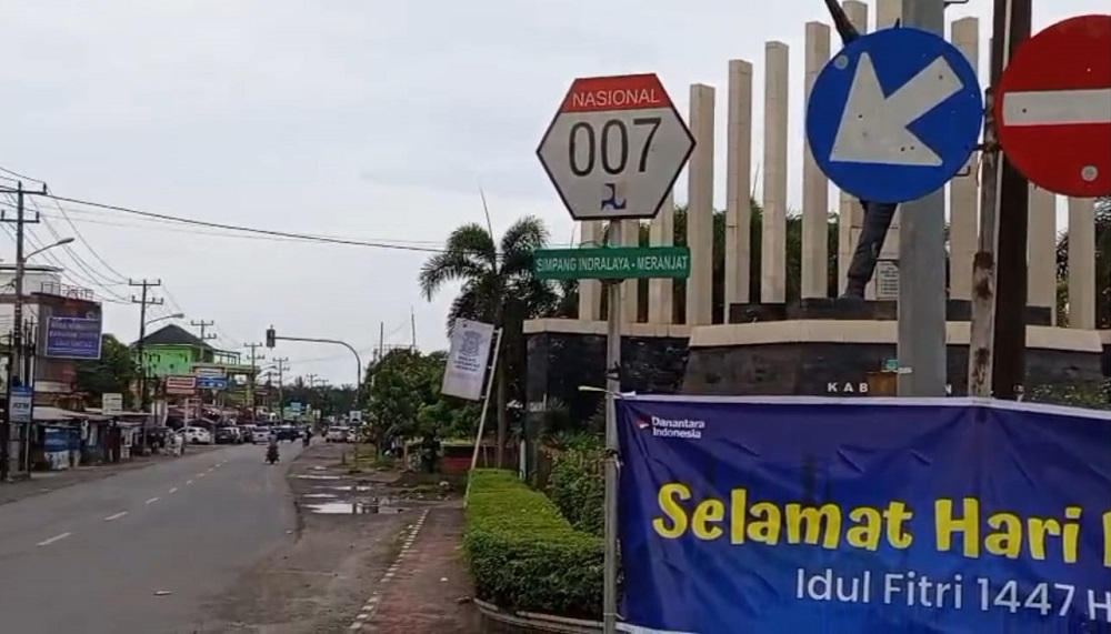 Saat Sholat Idul Fitri, Jalinteng dan Jalintim Indralaya Lengang