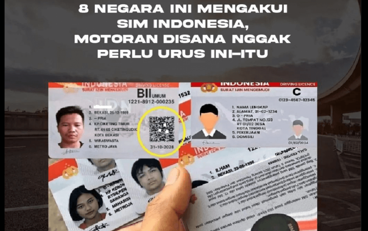  SIM Indonesia Bisa Digunakan di Luar Negeri dan Syarat membuat SIM Internasional