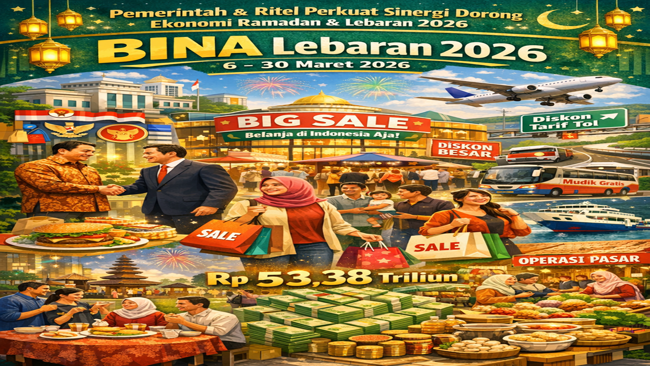 Pemerintah dan Ritel Perkuat Sinergi Dorong Ekonomi di Ramadan–Lebaran 2026