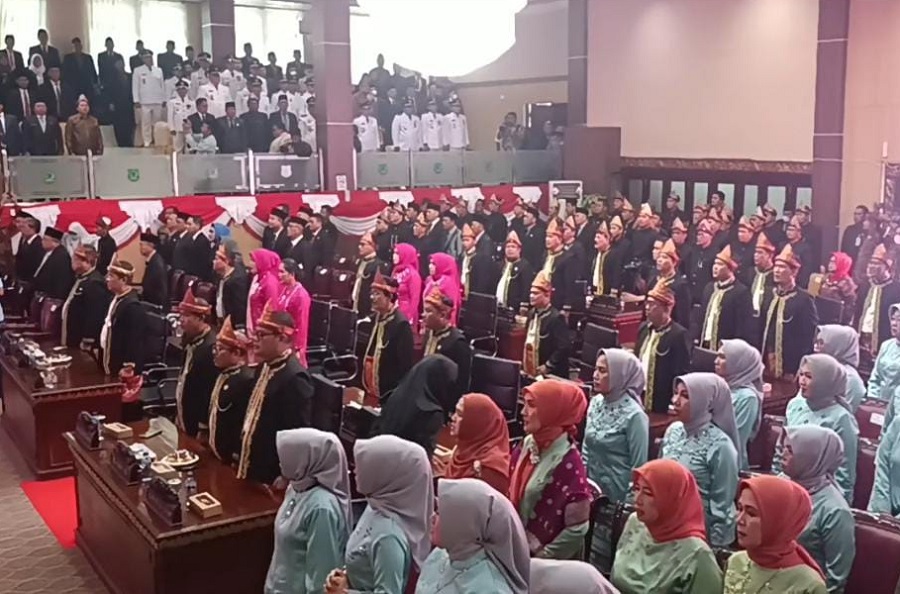 10 Anggota DPRD Muba Absen dalam Sidang Paripurna Istimewa HUT Ke-67 Kabupaten Muba
