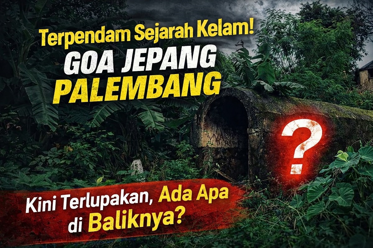 Terpendam Sejarah Kelam! Goa Jepang Palembang Kini Terlupakan, Ada Apa di Baliknya?