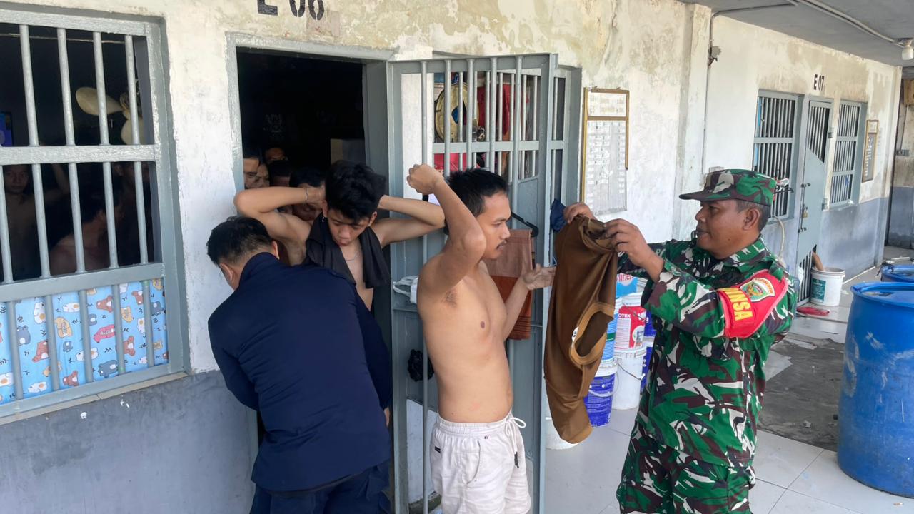 Rutan Kelas I Palembang Perketat Pengamanan Lewat Razia Gabungan