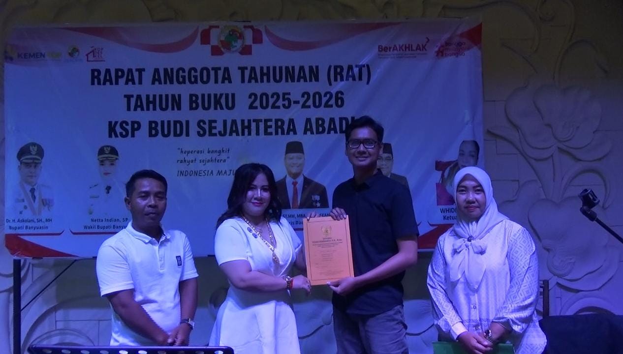 Capai omzet 2 Miliar, KSP Budi Sejahtera Abadi Gelar Rapat Tahunan dan sertijab Dirut