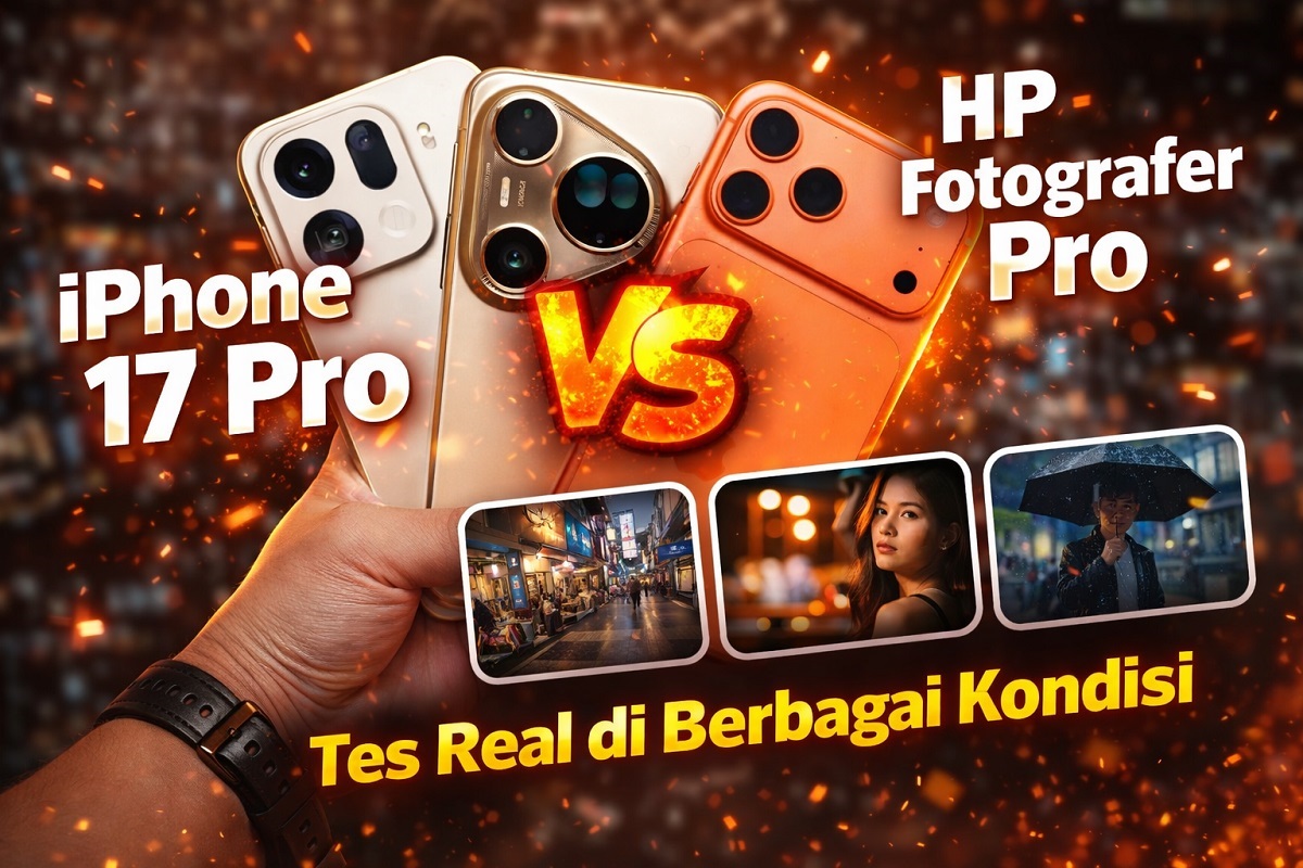 iPhone 17 Pro vs HP Fotografer Pro: Tes Real di Berbagai Kondisi