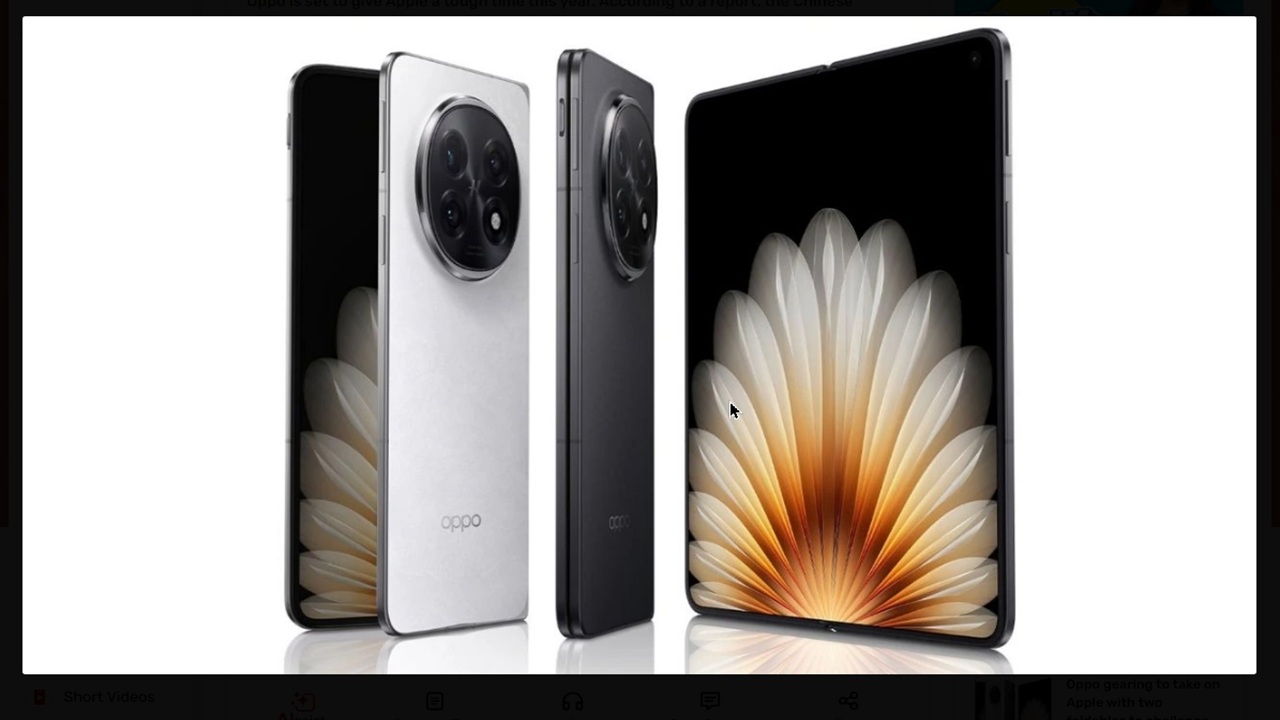 Oppo Menyebut Akan Membuat Dua Ponsel Lipat Untuk Melawan iPhone Fold