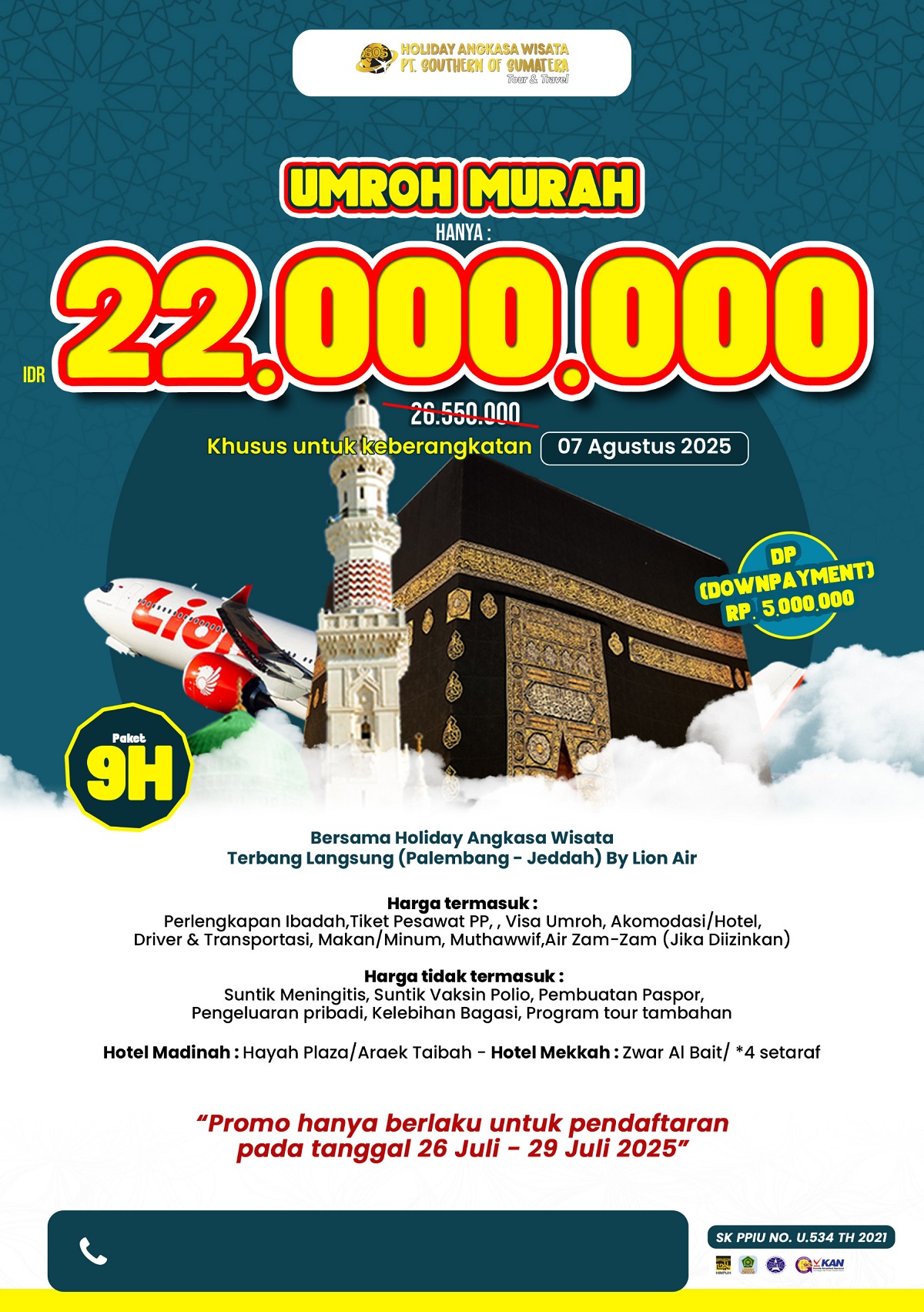 Buruan! Promo Besar-Besaran Umroh Holiday Angkasa Wisata, Hanya Sampai 29 Juli 2025