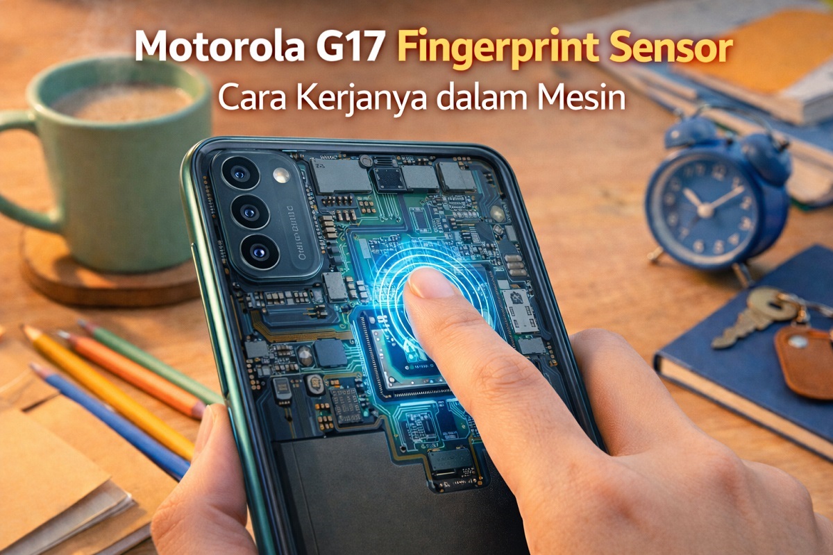 Motorola G17 Hadir dengan Sensor Sidik Jari, Praktis dan Aman untuk Aktivitas Harian