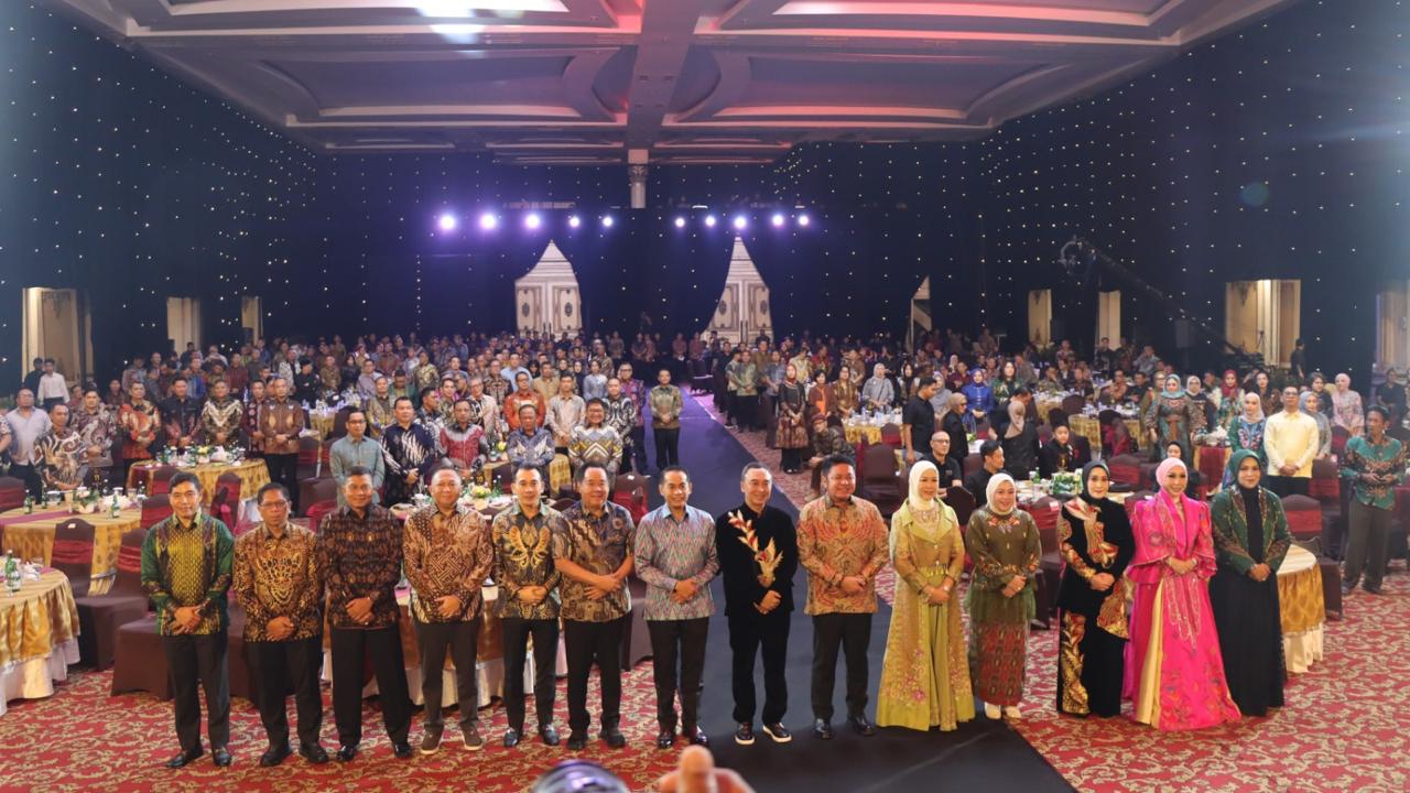 Kakanwil Kemenkum Sumsel Hadiri Acara Kenal Pamit Kapolda Sumsel