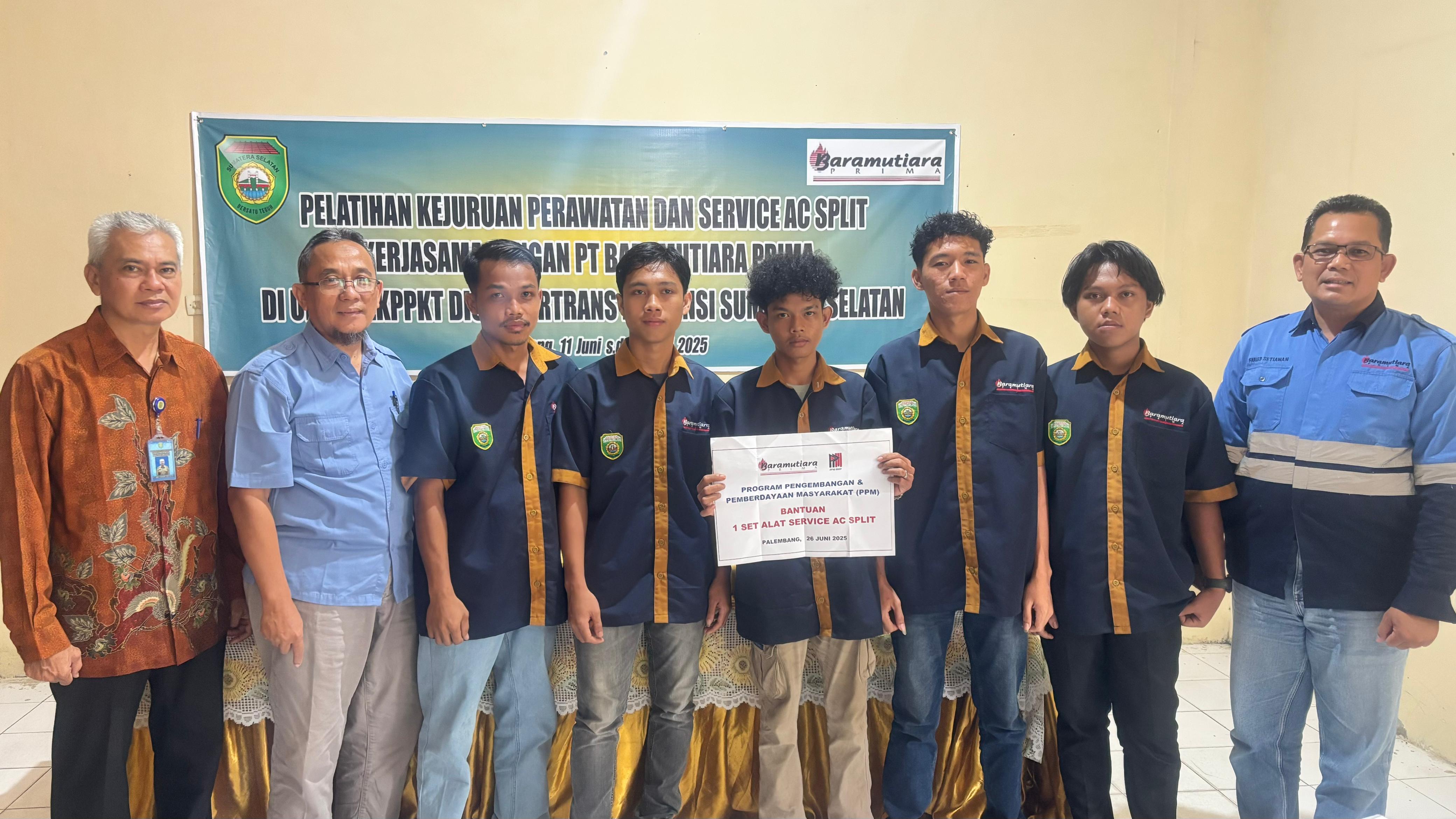 BLK Sumsel Apresiasi PT BMP, Latih Pemuda Desa di Sekitar Tambang