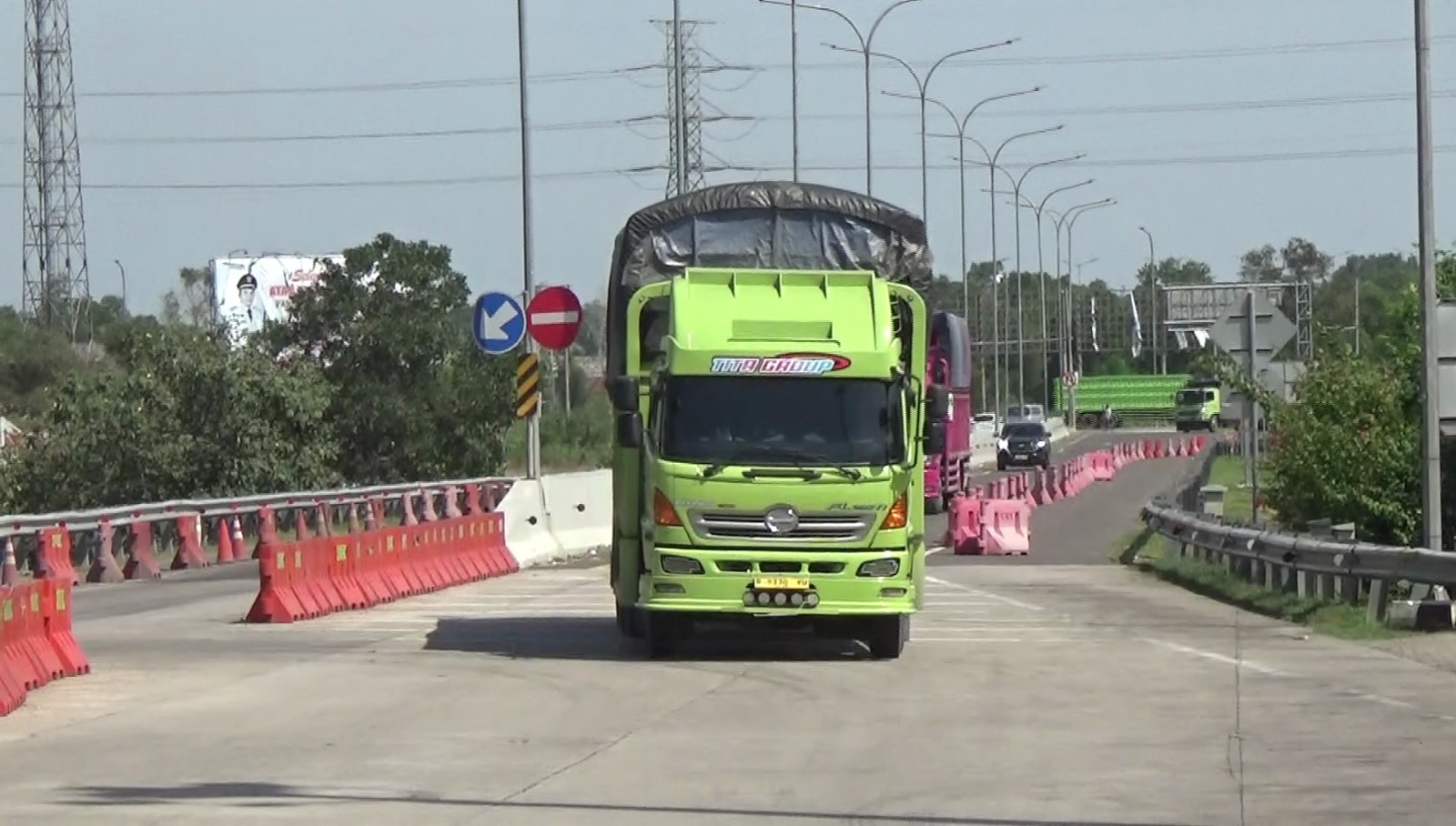 Tol Palembang Kayuagung Masih Mengalami Kerusakan dan Perbaikan