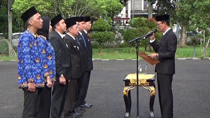 Walikota Palembang Harnojoyo Kukuhkan JPT Pratama, CPNS, PNS, dan PPPK