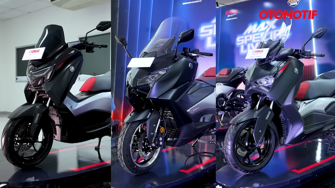 NMAX, XMAX, dan TMAX Versi Spesial 25 Tahun Maxi Yamaha: Harga Beda Tipis, Layak Dikoleksi