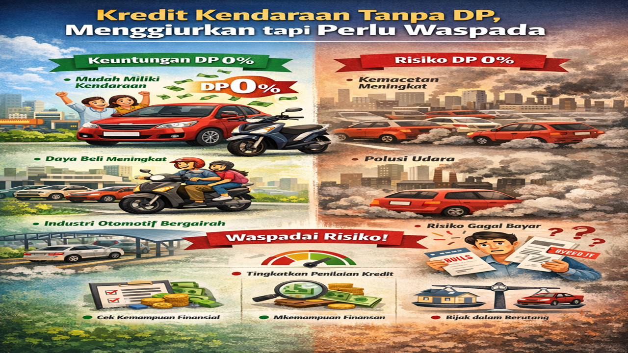 Kredit Kendaraan Tanpa DP, Menggiurkan tapi Perlu Waspada