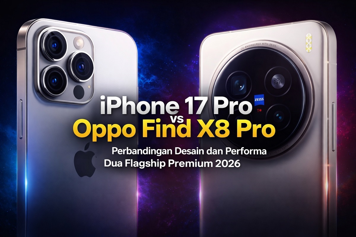 iPhone 17 Pro vs Oppo Find X8 Pro: Perbandingan Desain dan Performa Dua Flagship Premium 2026
