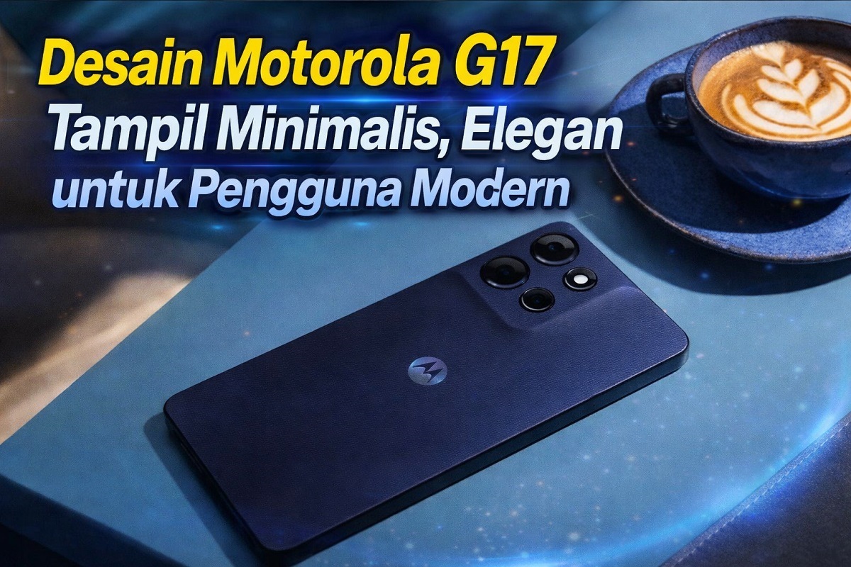 Desain Motorola G17 Tampil Minimalis, Elegan untuk Pengguna Modern