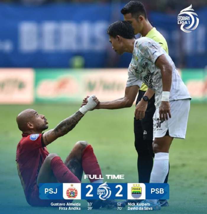 Hasil Liga 1 Persija vs Persib Duel Sengit Berakhir Imbang 2-2