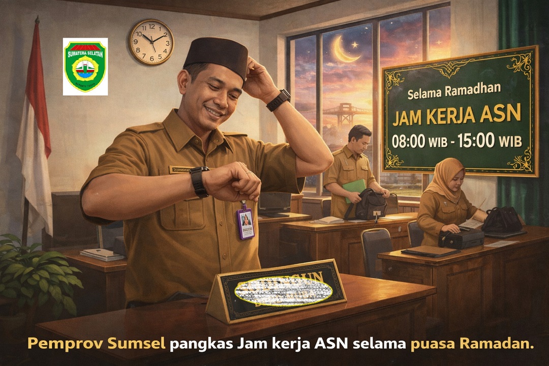 Pemprov Sumsel Pangkas Jam Kerja ASN selama Puasa Ramadan