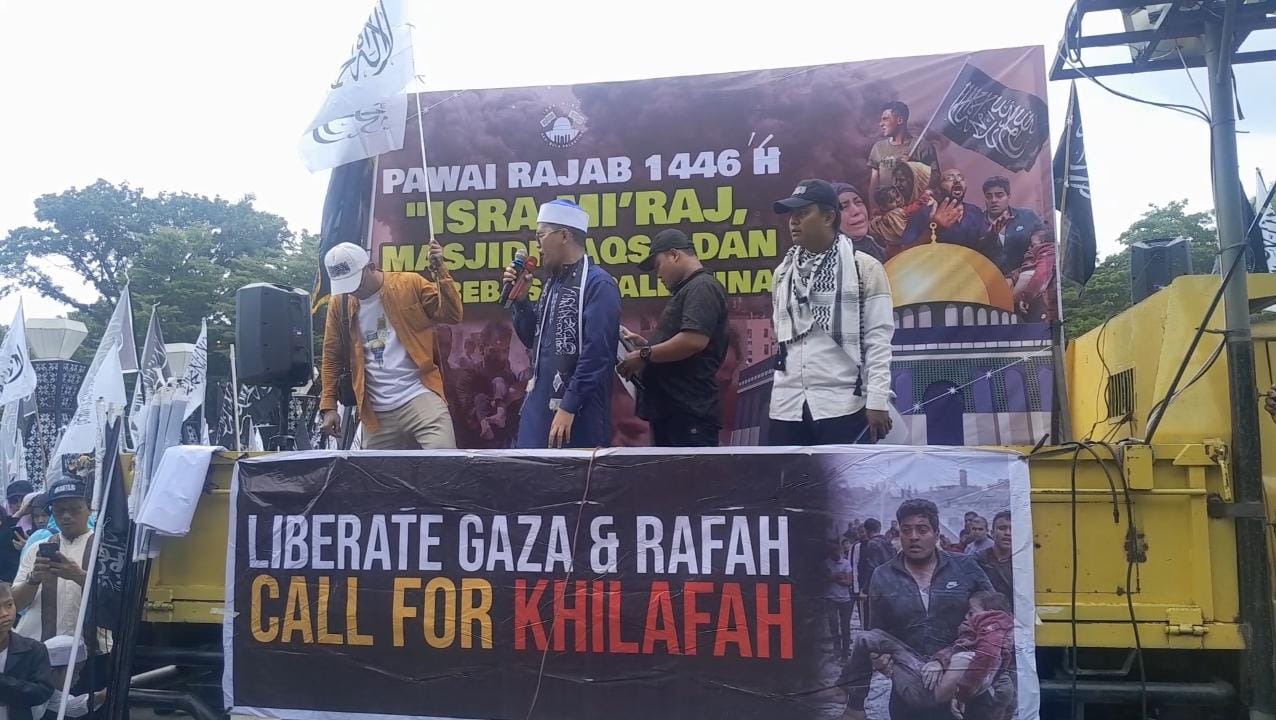 2.000 Massa Gelar Aksi Damai Tuntut Kemerdekaan Palestina