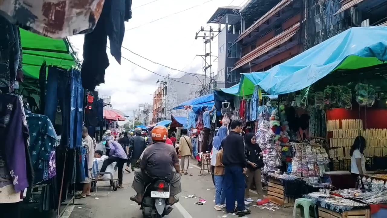 Jelang Ramadan, Pasar 16 Ilir Masih Lengang