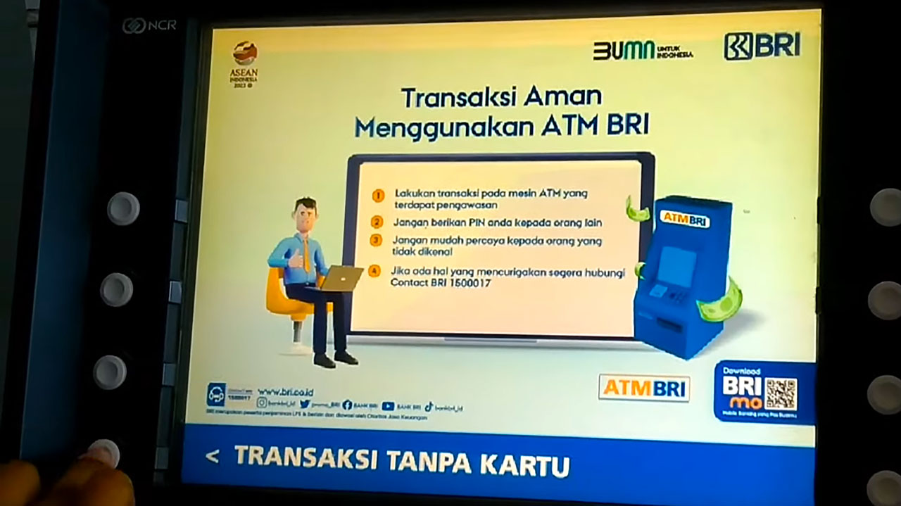 Kemudahan BRImo Bisa Tarik Tunai Tanpa Kartu Fisik