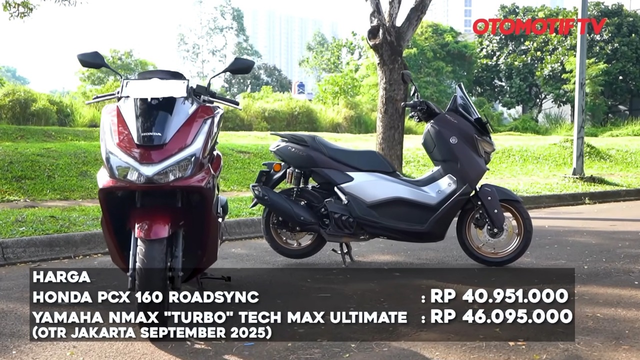 Gila ? PCX 160 Roadsync vs NMAX Turbo Tech Max – Harga Segitu Fiturnya Gokil !
