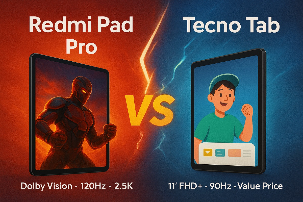 Redmi Pad Pro vs Tecno MegaPad 11: Pertarungan Tablet Murah yang Sering Diremehkan