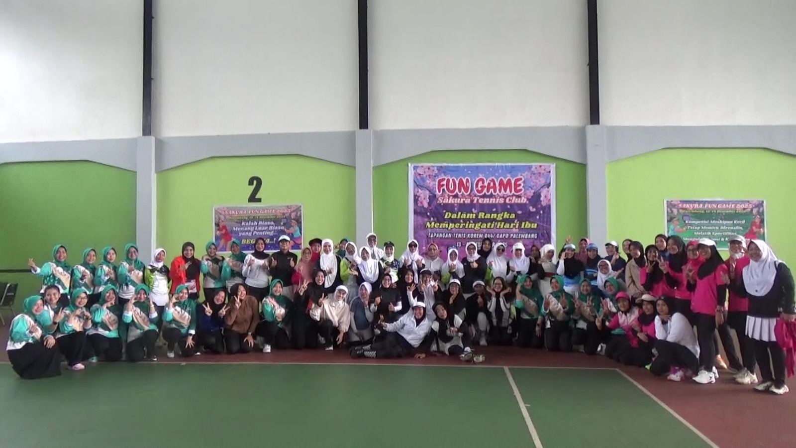 Fun Game Sakura Tennis Perkuat Silaturahmi 