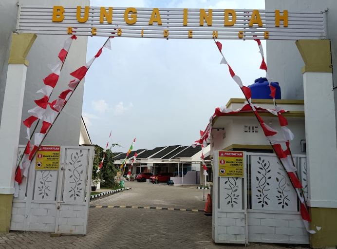 Semarak Kemerdekaan di Perumahan Bunga Indah Residence, Bendera Merah Putih Berkibar Memukau