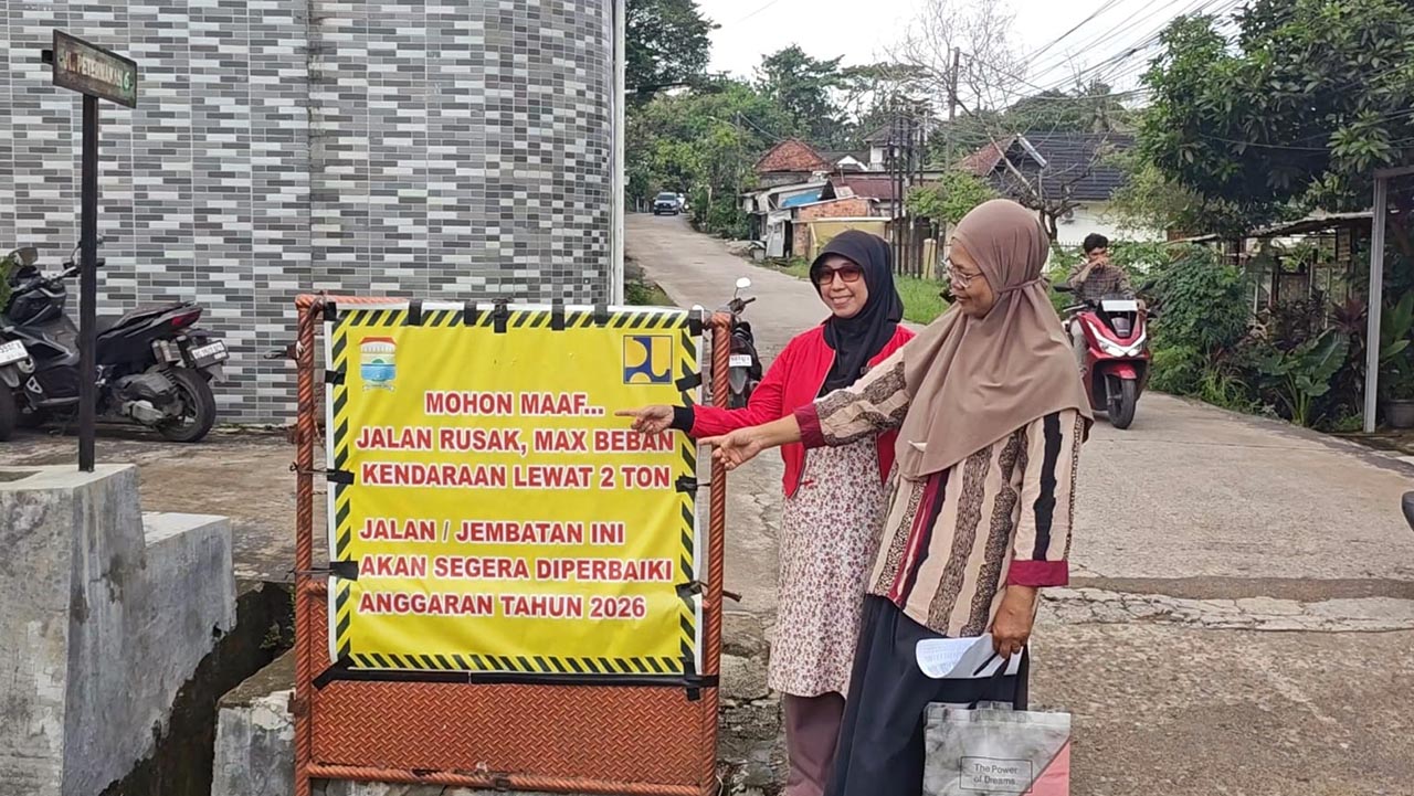 Warga Sukabangun Desak Pemkot Palembang Perbaikan Jembatan dan Kolam Retensi