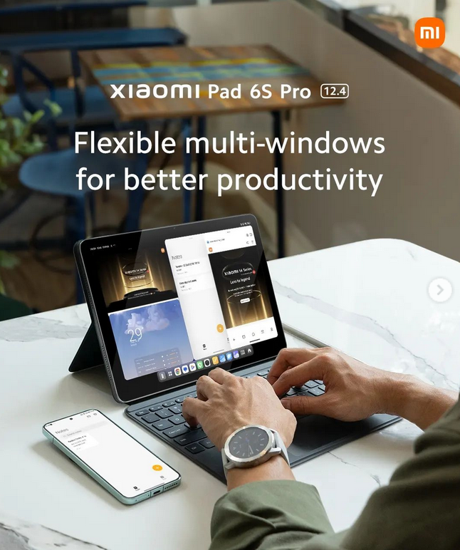 Xiaomi Pad 6S 12.4: Multitasking Lebih Mudah dengan XiomiHyperOS dan Interconnectivity dari Xiaomi 14