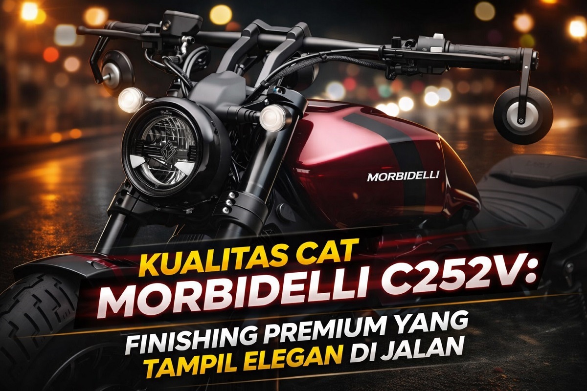 Kualitas Cat Morbidelli C252V: Finishing Premium yang Tampil Elegan di Jalan