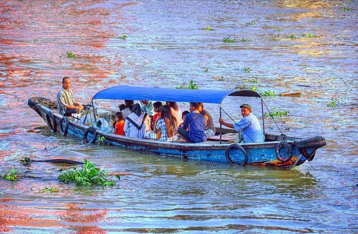 Perahu Ketek Transportasi Air Tradisional Kota Palembang