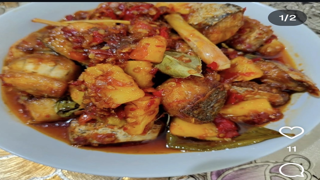 Nikmat Gurih Ikan Asin Sambal Nanas Harmoni Tradisi dan Kesegaran Rasa