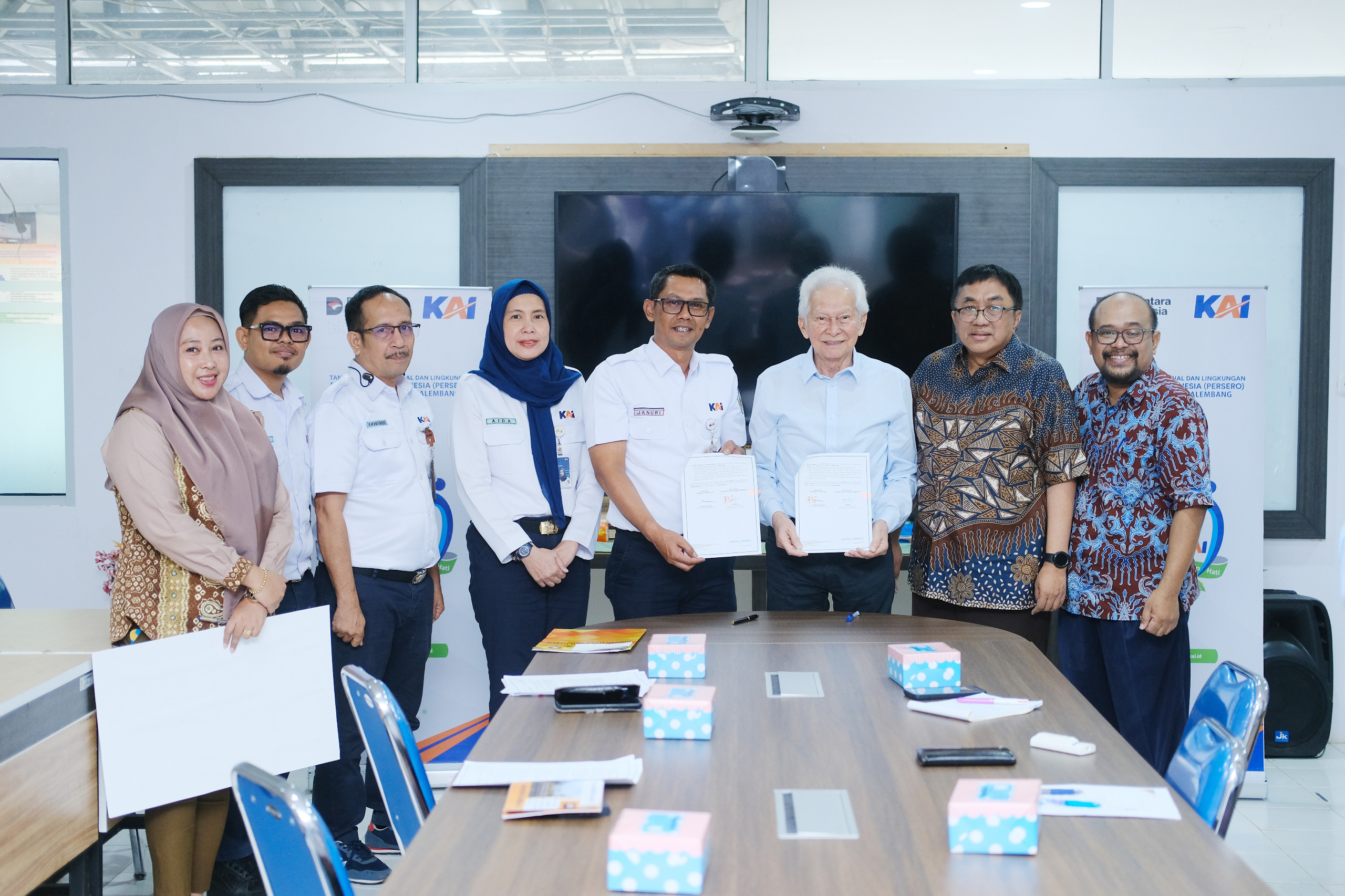 KAI Divre III Palembang Dukung Transportasi Kampus lewat Studi Kelayakan KA Kertalaya