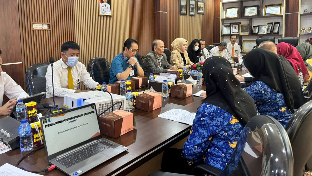 Kemenkumham Sumsel Pantau Pelaksanaan Bisnis dan HAM pada 3 Pelaku Usaha