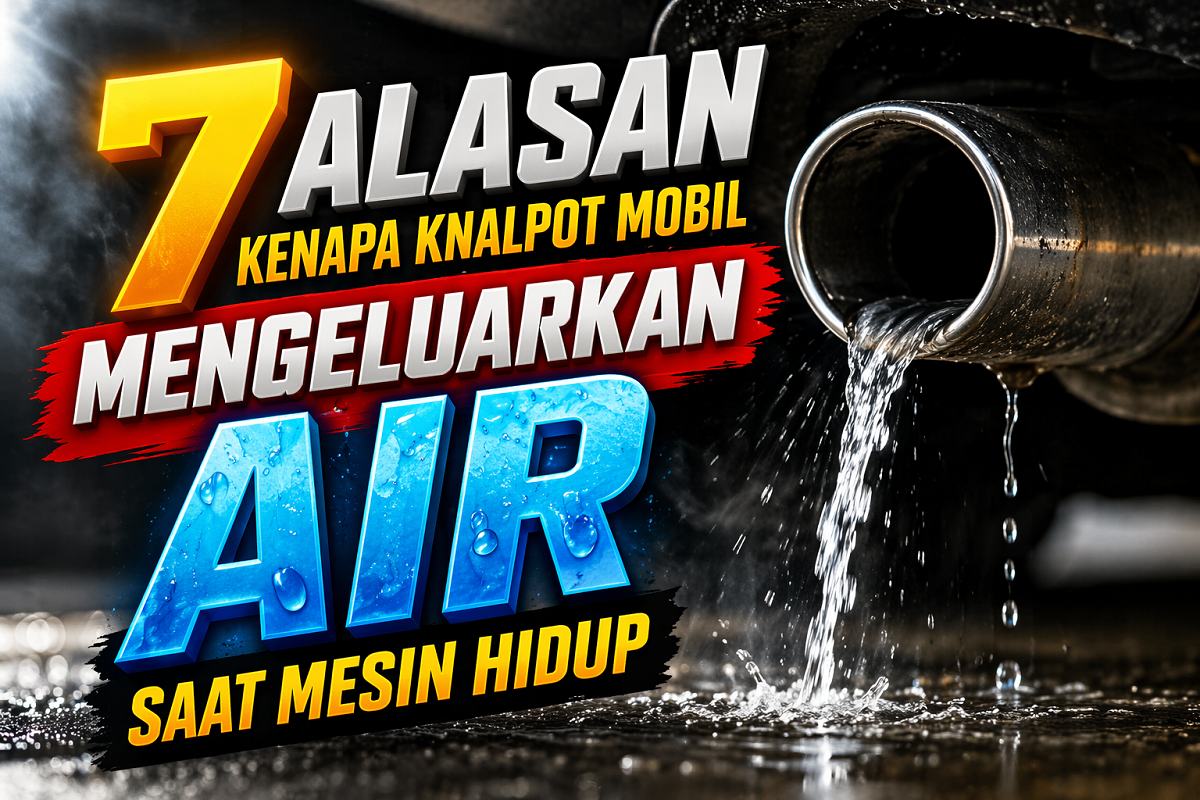 7 Alasan Kenapa Knalpot Mobil Mengeluarkan Air Saat Mesin Hidup