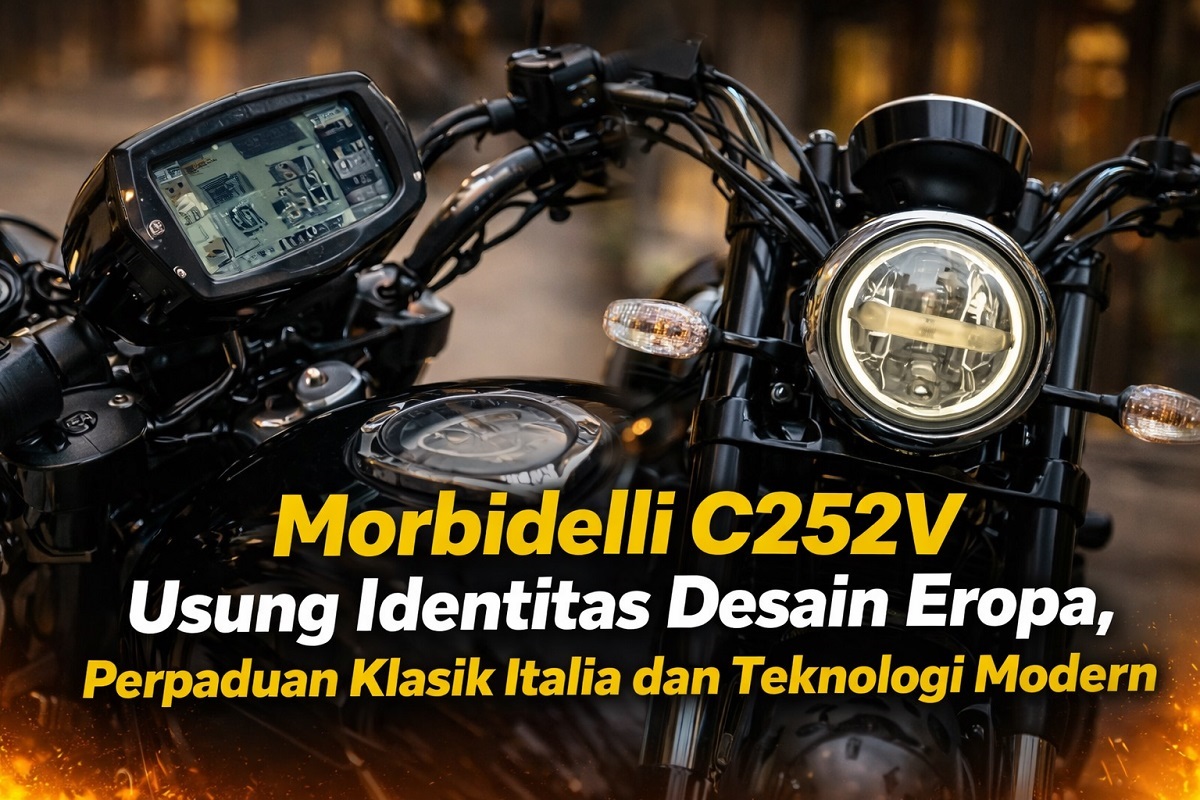 Morbidelli C252V Usung Identitas Desain Eropa, Perpaduan Klasik Italia dan Teknologi Modern