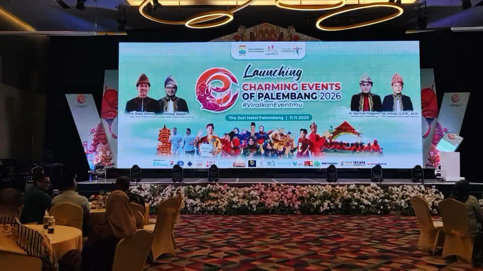 Launching Charming Events of Palembang 2026, 10 Event Unggulan Wisata Disiapkan 