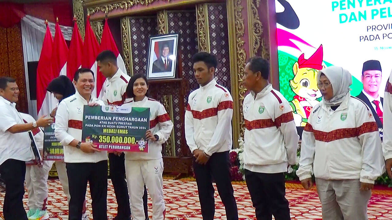 Bonus Atlet Sumsel Peraih Medali PON XXI Aceh-Sumut 2024 Cair, Total Rp2,345 Miliar