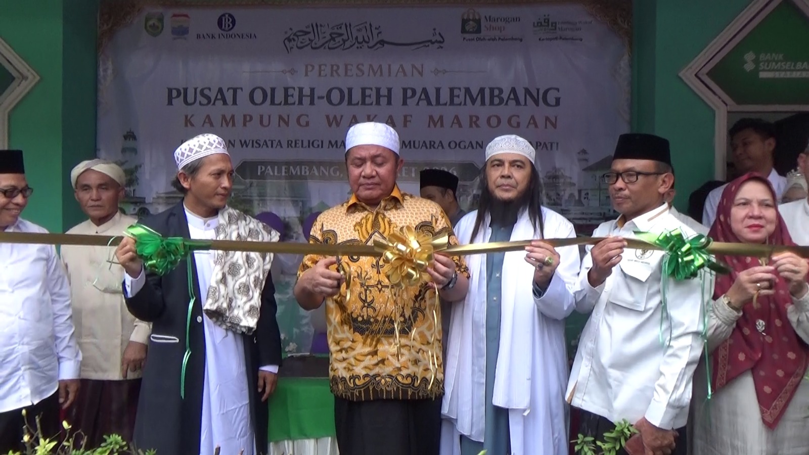 Soft Launching Pusat Oleh-Oleh Kampung Wakaf Marogan, Dorong Ekonomi Umat di Kawasan Wisata Religi