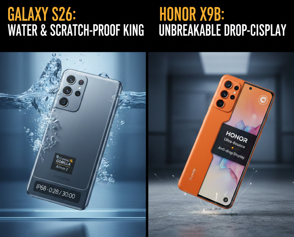 Duel Durabilitas: Galaxy S26 vs Honor X9b, Siapa Raja Ketangguhan Sejati?